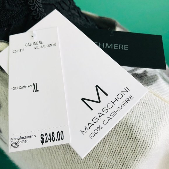 MAGASCHONI  100% Cashmere Sweater NWT Size XL - Picture 5 of 7
